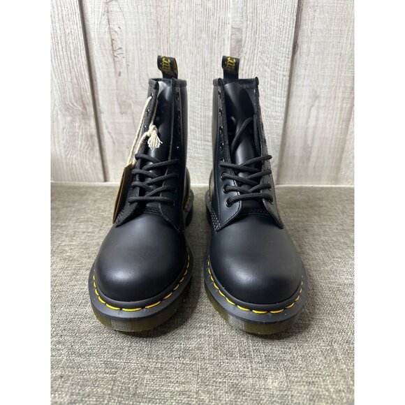Dr. Martens 1460 Womens Black Smooth Leather Lace-Up Boots Size 5 US / 36 EU - Picture 5 of 11